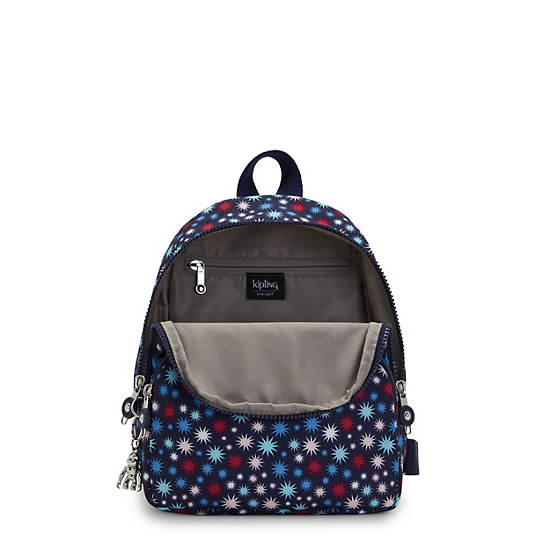 Kipling Paola Small Printed Hátizsák Kék | HU 1601OK